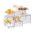 thumbnail image 1 of Cajas acrílicas OKBHTS para elevadores y soportes de buffet, 6 piezas, 1 of 6