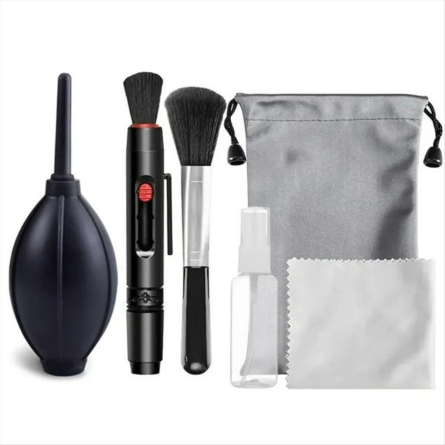 Kit de Limpieza para Cámara Réflex Digital Sin Espejo, con Soplado de Aire para Pantalla de Portátil y Teclado, Herramienta de Limpieza de Lentes y Pantalla.