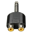 thumbnail image 3 of 2X 6.35mm 1/4 Inch Male Stereo to 2 Dual Female Y Splitter Audio Adapter Converter, 3 of 5