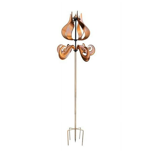 Continental Art Center 4007500 Vertical Copper Metal Kinetic Spinner