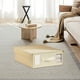 thumbnail image 5 of Organizador de sábanas plegable y bolsa de almacenamiento con ventana transparente | Organizador de armario de gran capacidad para ropa de cama, toallas y ropa | 37 x 32 x 12 cm | Apilable y, 5 of 6