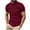 Wine, variant on zfhfof Men's Polo Shirts 2024 Summer Short Sleeve Casual Band Collar Work T Shirt Solid Waffle Muscle Athletic Golf Shirts
