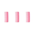thumbnail image 3 of ZheElen Large Wide Teeth Hairbrush Professional Salon Hair Comb Anti-Static Barber Pink 3Set, 3 of 6