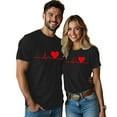 thumbnail image 4 of Valentines Day Matching Couples Shirts His and Hers Interactive Tees for Couples and Anniversaries with Funny Designs,Black,2XL, 4 of 4