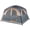 gray-10 ft x 9ft x 78 inch, variant on Tents 6 Person Waterproof Windproof Easy Setup Double Layer Family Camping Tent With 1 Mesh Door & 5 Large Windows -10'x9'x78in(h)