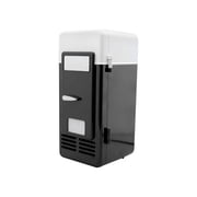 USB Mini Fridge, Portable Thermoelectric Drink Cooler for Bedroom, Office & Travel | Lightweight 6-Can Capacity Beverage Refrigerator with Precision Thermal Regulation, Quiet Operation