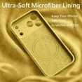 thumbnail image 3 of Magnetic for iPhone 17 Pro Max Case, Compatible with MagSafe, [Integrated Silicone Camera Control Button] [Camera Protection] Anti-Scratch Microfiber Lining Phone Case, 6.9", 3 of 9