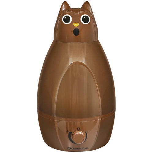 Comfort Zone Ultrasonic Cool Mist Humidifier with Bonus Spouts