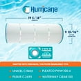 thumbnail image 3 of Hurricane 4 Pack HF9402-01 Advanced Pool and Spa Filter Cartridge Replacement, 3 of 7
