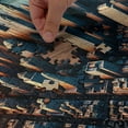 thumbnail image 5 of Ambesonne Cityscape Jigsaw Puzzle, Manhattan Panorama Urban, Heirloom-Quality Fun Activity for Family Durable Cardboard, 1000 pcs, Blue and Pale Cinnamon, 5 of 6