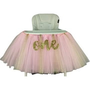 Originals Group 1st Birthday Tutu for High Chair Decoration for Party Supplies with One Banner