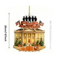 thumbnail image 6 of WKSCLPAI USA 250th Anniversary Ornament – Eagle & White House Patriotic Decor, Hanging Collectible Keepsake Gift for 2026 Anniversary, 6 of 6