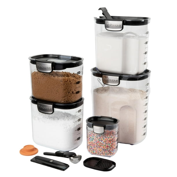 Juego de recipientes de almacenamiento de alimentos Progressive ProKeeper+ de 9 piezas