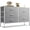 Light Grey, variant on WLIVE Dresser for Bedroom with 5 Drawers, Wide Bedroom Dressers with Drawer Organizers, Chest of Drawers, Fabric Dresser for Living Room, Closet, Hallway, Charcoal Black