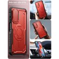 thumbnail image 5 of ExoGuard for Samsung Galaxy A15 Case, Phone Case with Screen Protector and Kickstand (Red), 5 of 6