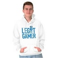 thumbnail image 4 of Legit Gamer Video Games Nerdy Geeky Hoodie Hooded Sweatshirt Men Brisco Brands M, 4 of 6