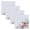 First Snow Floral Red 20x20, variant on Split P Glad Tidings Napkin Set of 4