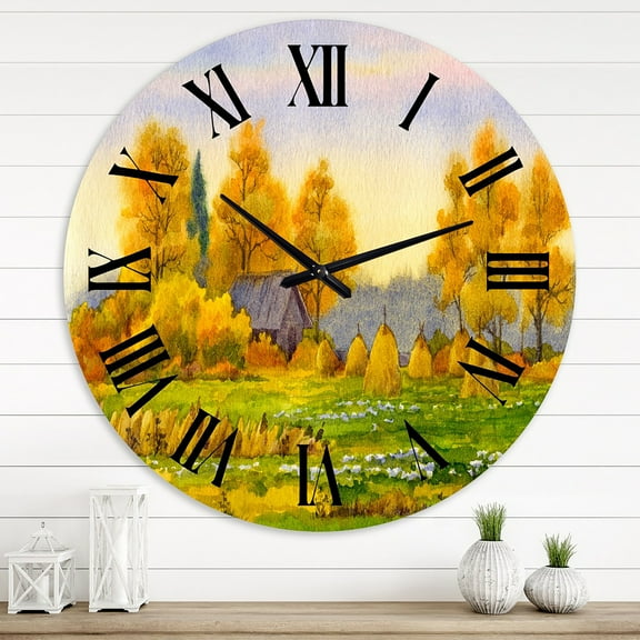 Designart 1 in Quartz Wall Clock