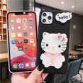 thumbnail image 4 of 3D Cartoon KT Cat Mirror Phone Case for iPhone 17/17Air/17Pro/17Promax/16/15 Pro Max/14/1312/11 Cute Soft TPU Protective Cover, 4 of 9