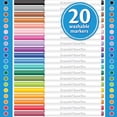 thumbnail image 3 of Plumones lavables super Tips de 20 piezas Super lavables lavables tips, 3 of 3