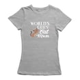 thumbnail image 1 of T-shirt Femme Citation Graphique Meilleure Maman de Chat du Monde, 1 of 1