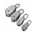 thumbnail image 1 of Stainless Steel Pulley M15/M20 M25 M32 M50 Single Wheel Swivel Lifting Rope Pulley Set Lifting Wheel Tools ,Work Smooth and Silent, 1 of 2