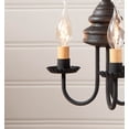 thumbnail image 3 of Irvins Country Tinware Bellview Chandelier in Black, 3 of 3
