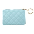 thumbnail image 4 of Unique Bargains 1 Pc Coin Purse Wallet Argyle Coin Purse Pouch Light Blue, 4 of 5