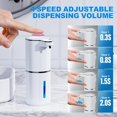 thumbnail image 3 of Automatic Soap Dispenser - 380ml - Electric Wall Mounted - Touchless - USB Rechargeable, 3 of 4