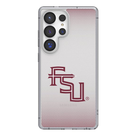 Florida State Seminoles Linen Logo Galaxy Clear Case