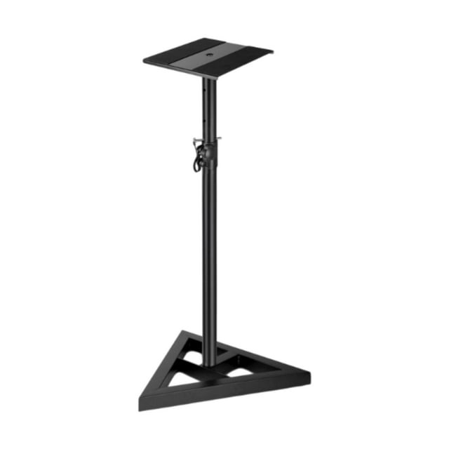 Yinanstore Support de Haut-Parleur Robuste Support de Haut-Parleur Hauteur Réglable Support de Moniteur de Studio pour Cinéma Maison Hôtels Petite Bibliothèque Bureau Triangle