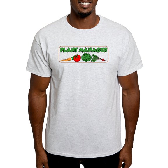 CafePress - Plant Manager Gardening Light T Shirt - Men's Classic Graphic T-Shirt