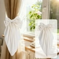 thumbnail image 4 of Bow Curtain Tiebacks with Bowknots | Set of 1 | Holiday Wedding Party Decorations for Home | 7.48x15.75 Inches | Pink Red Blue Green Yellow Beige Coffee Purple, 4 of 9