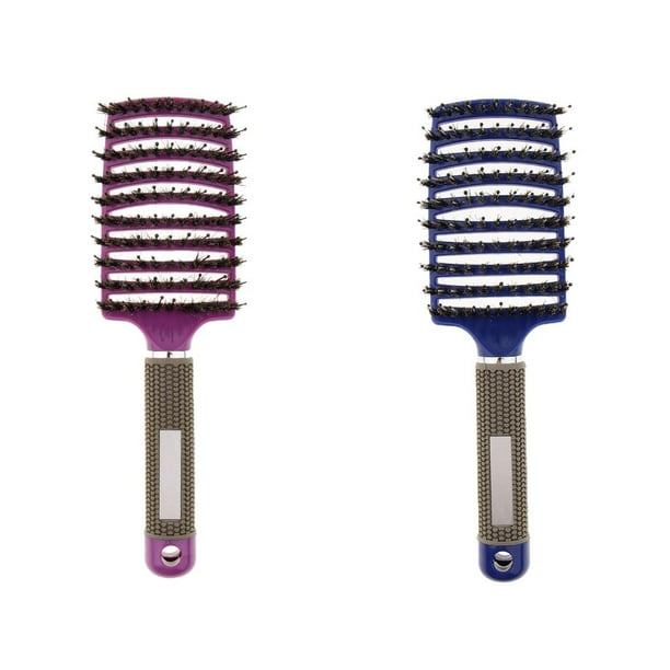 Juego de 2 Cepillos de Ventilación Macarena Cepillo de pelo de Cerdas de Peinado