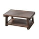 thumbnail image 3 of Mesa de piso de madera multifuncional, mesa baja para sala de estar, balcón, interior 50cmx30cmx20cm, 3 of 9