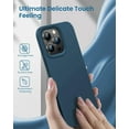 thumbnail image 2 of Designed for iPhone 14 Pro Case,Shockproof Liquid Silicone Protective Phone Case with Soft Anti-Scratch Microfiber Lining Ultra Slim Drop Protection Phone Cover 6.1 inch(Cobalt Blue), 2 of 13
