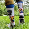 thumbnail image 5 of Wall Art Museum Dogs and Cats Socks (Adult Large - Men's Shoe Sizes 8-12), 5 of 7