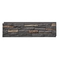 thumbnail image 2 of WallWell Iron Gray Premium Faux Stone Wall Panels, 46.25” x 12.88", Lightweight PU, DIY Tongue & Groove, Indoor/Outdoor Decorative Siding 2-Piece, 2 of 5