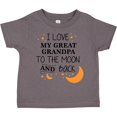 thumbnail image 3 of Inktastic I Love My Great Grandpa to the Moon and Back Boys or Girls Toddler T-Shirt, 3 of 5