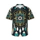 thumbnail image 1 of Balery Boho Dreamcatcher Camisas hawaianas de manga corta para hombre, camisas playeras de corte holgado, camisas de vacaciones con botones,Large, 1 of 7