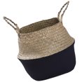 thumbnail image 3 of MasteelfCA 1 Pce Panier de Rangement Tressé en Herbe Pliant Artisanat Panier à Fleurs Tressé Portable, 3 of 8