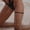 Silver, variant on Thigh Chain with Opulent Lace, QQZ Sleek Elastic Leg Jewelry for Women, Gold Silver Butterfly Beetle Body Chain for Parties Photoshoots