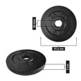 thumbnail image 4 of Par de discos Estandar Tayga 5 LB Color Negro 30mm Ajustables, 4 of 4