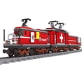 thumbnail image 3 of Tren de pasajeros de carga de ciudad, 2023, modelo, bloques de construcción, Motor de energía eléctrica, vías de tren, juegos de rieles, juguetes de construcción para niños, 3 of 4