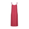 thumbnail image 6 of Hurxie Women's Sleeveless Long Nightgown Dresses with Floral Lace Hot Pink,M, 6 of 7