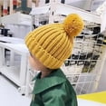 thumbnail image 5 of Angala Baby Winter Warm Hat Solid Knitted Pompom Hat Toddler Kids Boys Girls Crochet Hat Beaniess Cap Cute Practical Breathable One Size, 5 of 5