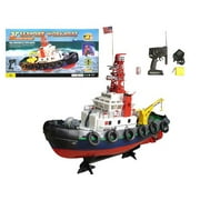 Heng Long 1/20 Collectible Radio Control York Fire Department Working Tug Boat, R/C RTR