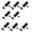 Elegant black 3 inch, variant on 8Pcs Stainless Steel Door Lock Antitheft Security Button Open Lock Door Hardware Automatic Spring Door Latches Bolt