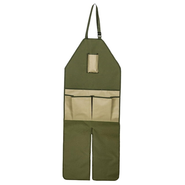 Delantal de jardinería herramienta de trabajo con bolsillos delantal de cosecha ligero delantal de malla para carpintería cosecha jardinería adulto