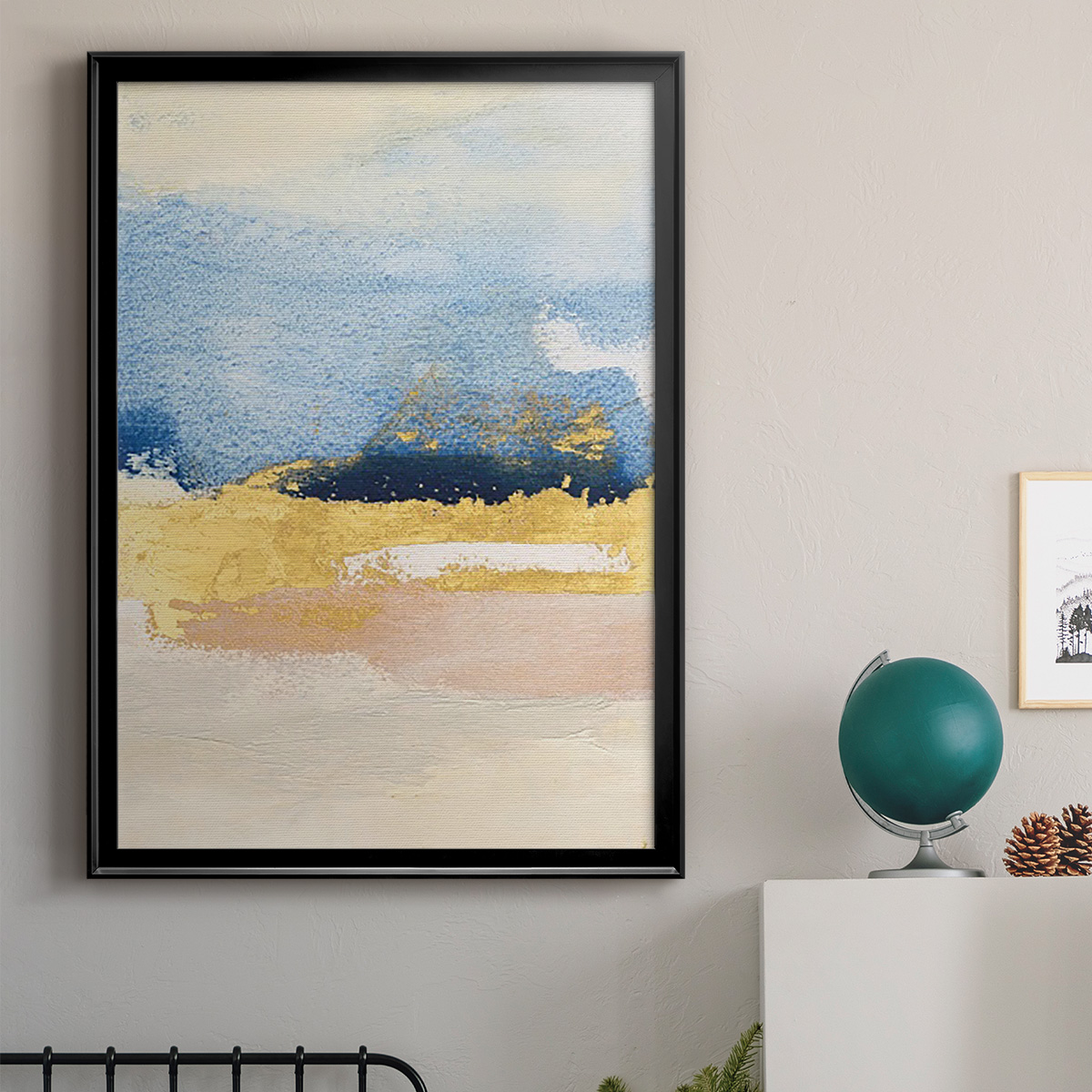 Pampa II Premium Framed Print, in Gold, Black, or Silver - Ready to Hang